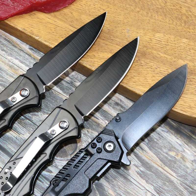 High Hardness Stainless Steel Folding Knife Outdoor Survival Selfdefense Tactical Sharp Portable Fruit Knife H251015