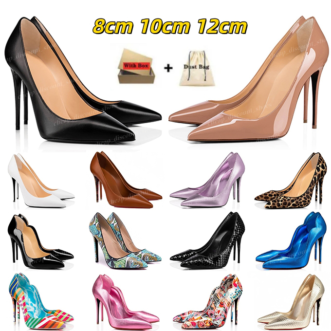 With Box designer shoes women dress shoes luxury heel wedding shoe Wedding office high heels Fashionable and simple women's sandals classic black white red shoes