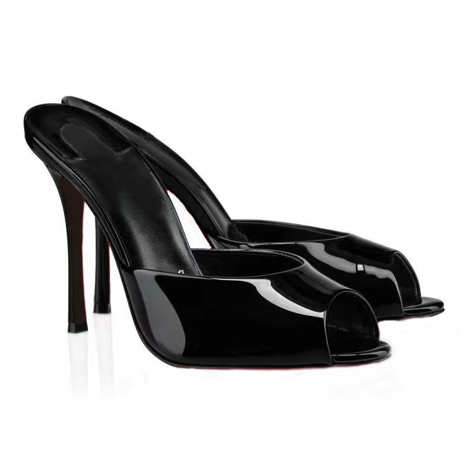 High quality Brand heels Women High Heels Shoes Designer Luxury Red Soled Peep Toe Sandals Pointed Toe Sandals 6cm 8cm 10cm Nude Black Patent Leather Woman Pumps Box