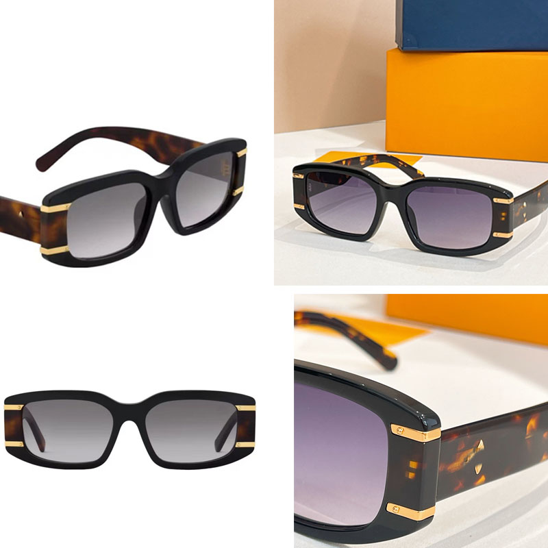 Designer Estate Rectangle Sunglasses New Fashion Women Rectangular Acetate Sunglasses Classic Leisure Outdoor Party Comes with dedicated box 2937
