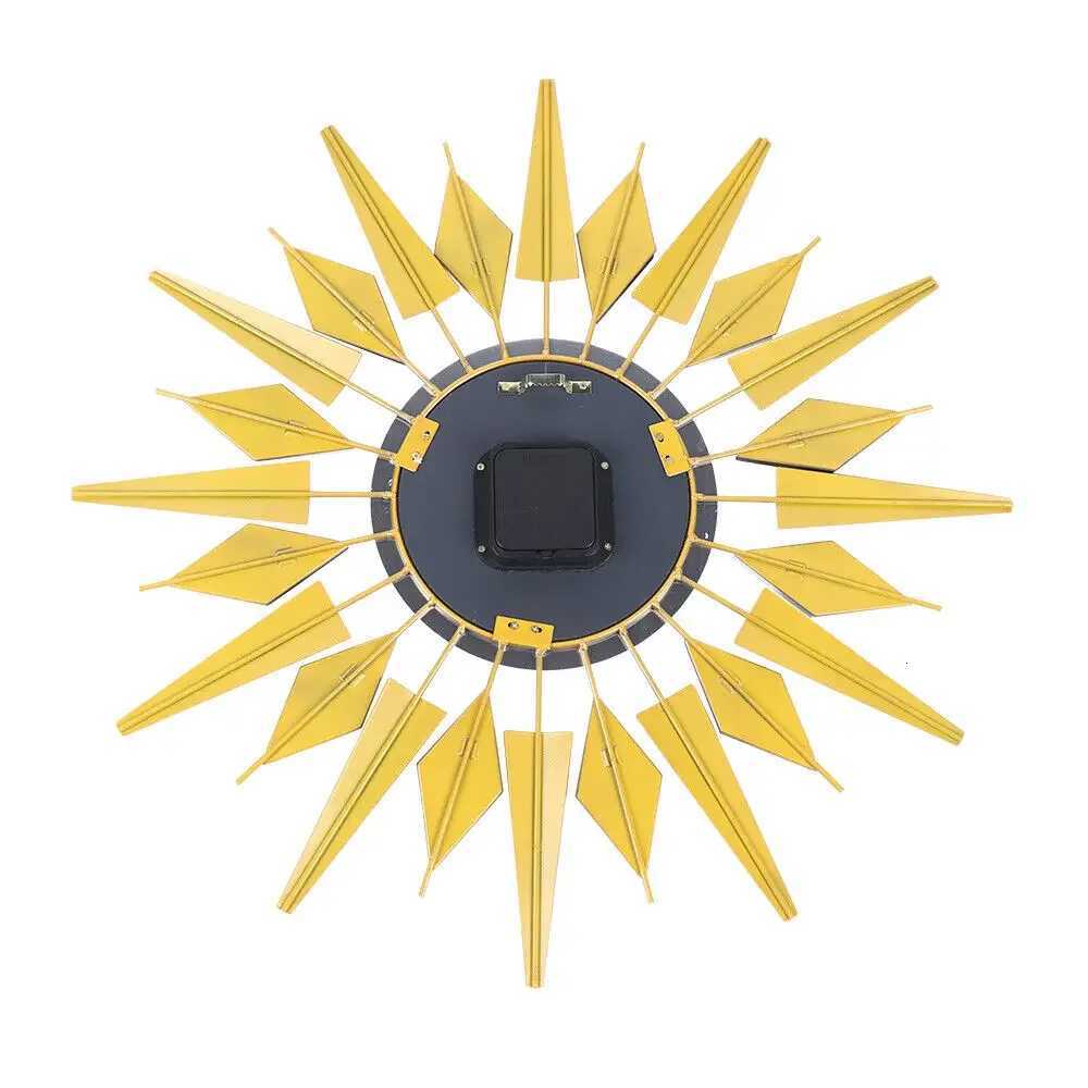 236 Inch Modern Large Decorative Wall Clock Silent Non TickingRetro Star VWall Clock DecorBattery Operated Sun Wall Clock C251015