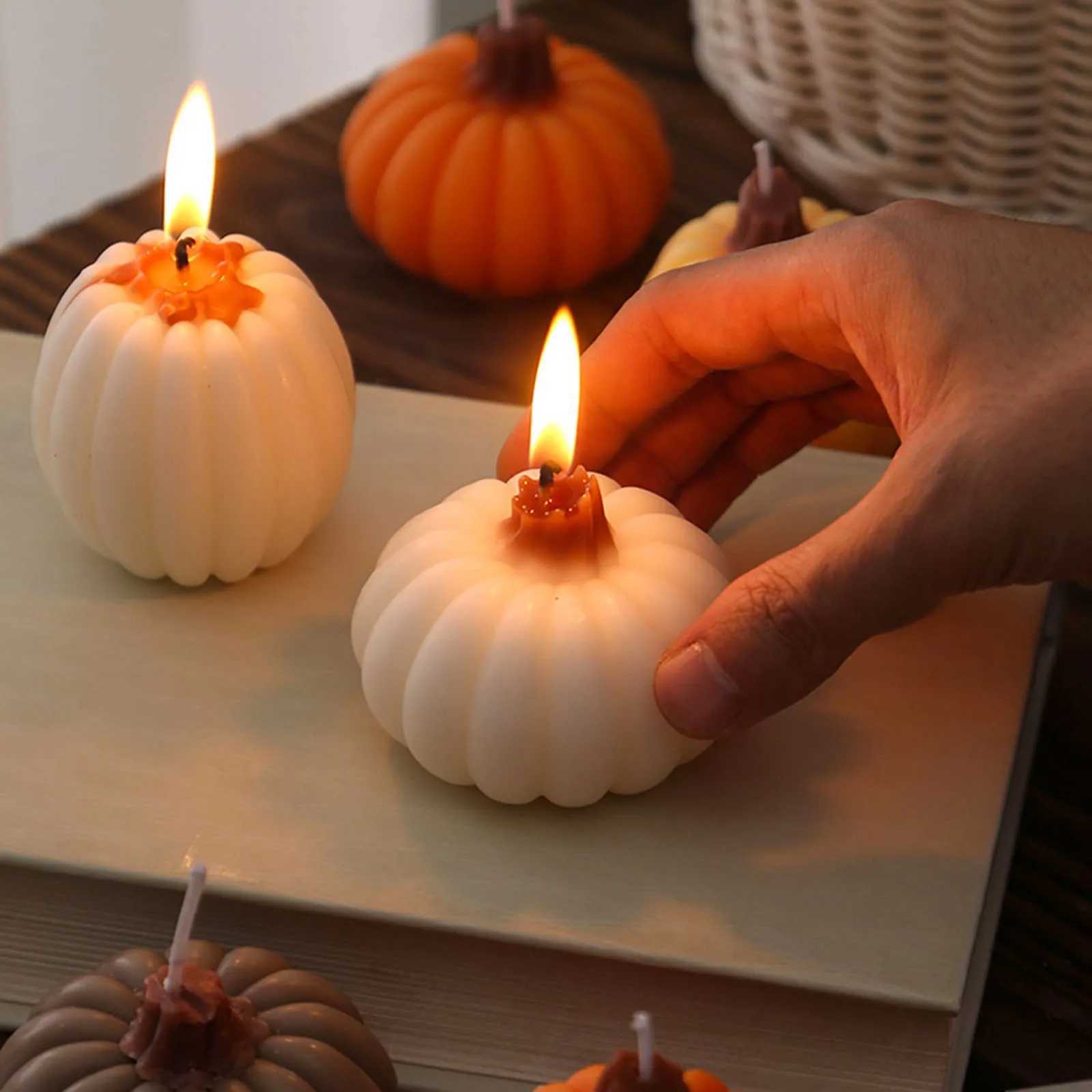 New Halloween Aromatherapy Candle Creative Pumpkin Shape Home Desktop Decoration Ornaments Holiday Birthday Gift Souvenir C251015