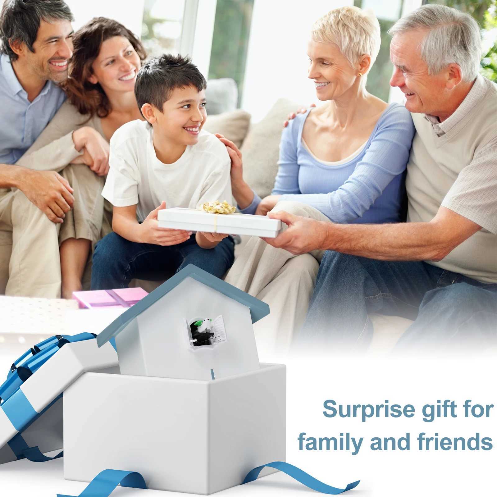 Cuckoo Clock with Chimer Minimst Sound with Pendulum Delicate Bird House for Wall Home Living Room Kitchen Office Decoration C251015