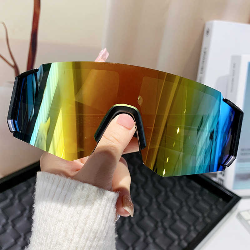 Fashion New Style Mountaineering Sports Colorful Sunglasses Cycling Goggles Ski Goggles Driving Uv Protection Sunglasses H251015
