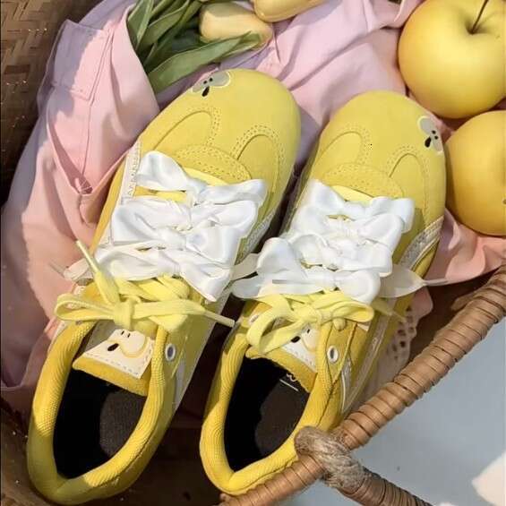 Yellow Apple Dexun 2025 New Spring Versatile Sports Casual Racing Soft Sole Forrest Gump Shoes for Women 17
