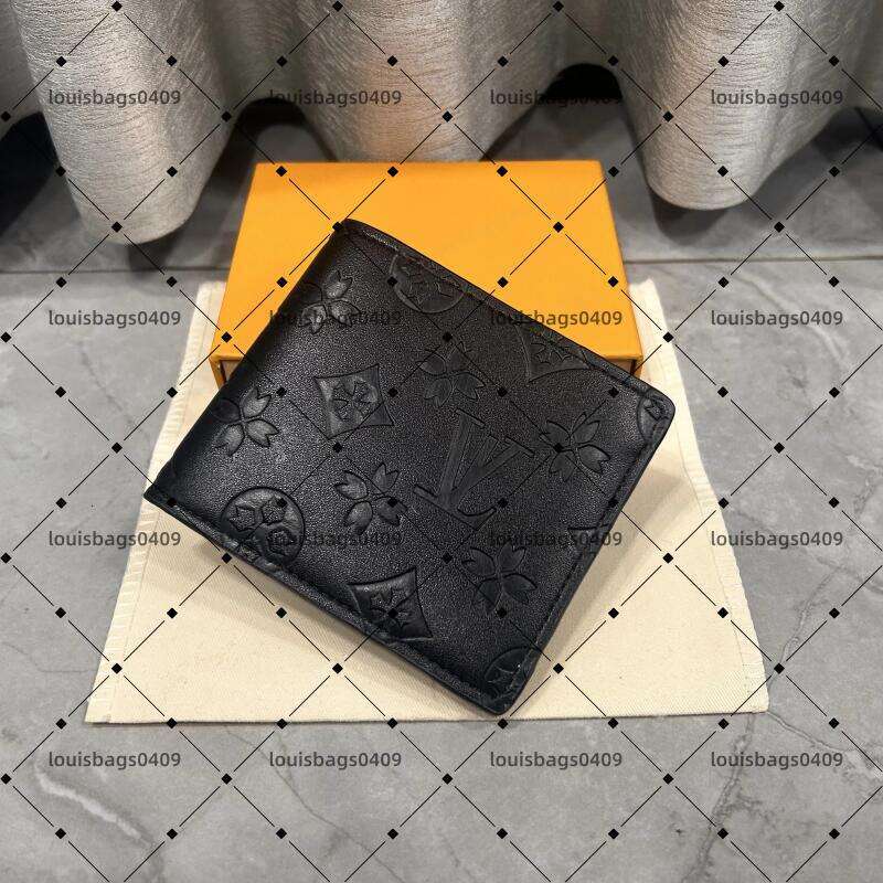 High Quality Designer Wallets Luxury Leather Card Holder Paris Plaid Style Billfold Luxury Men Women High End Wallet With Box