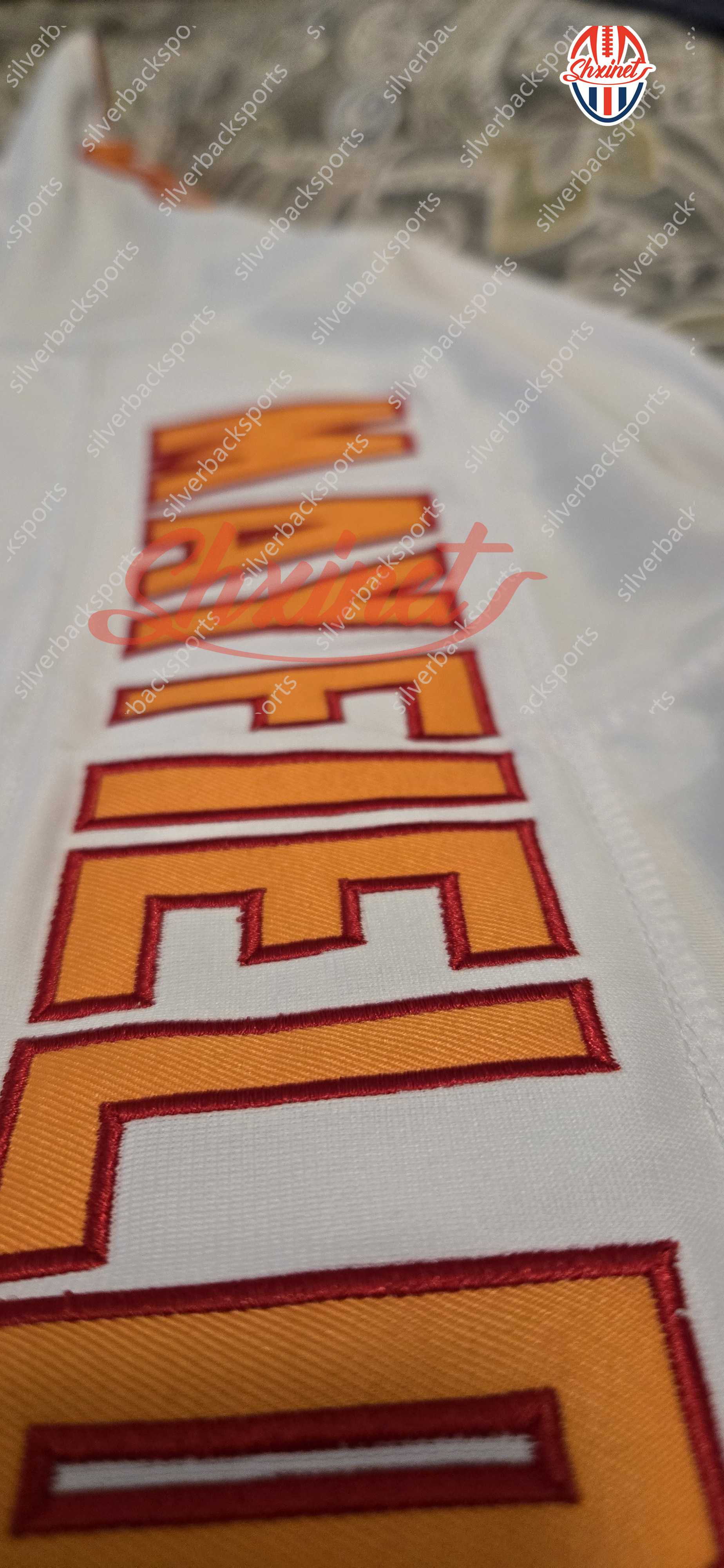 6 Baker Mayfield 2025 Football Jerseys 13 Mike Evans 12 Brady 7 Bucky Irving David Reddick Chris Godwin Jr. 2 Emeka Egbuka Vita Vea McLellan Alstott C