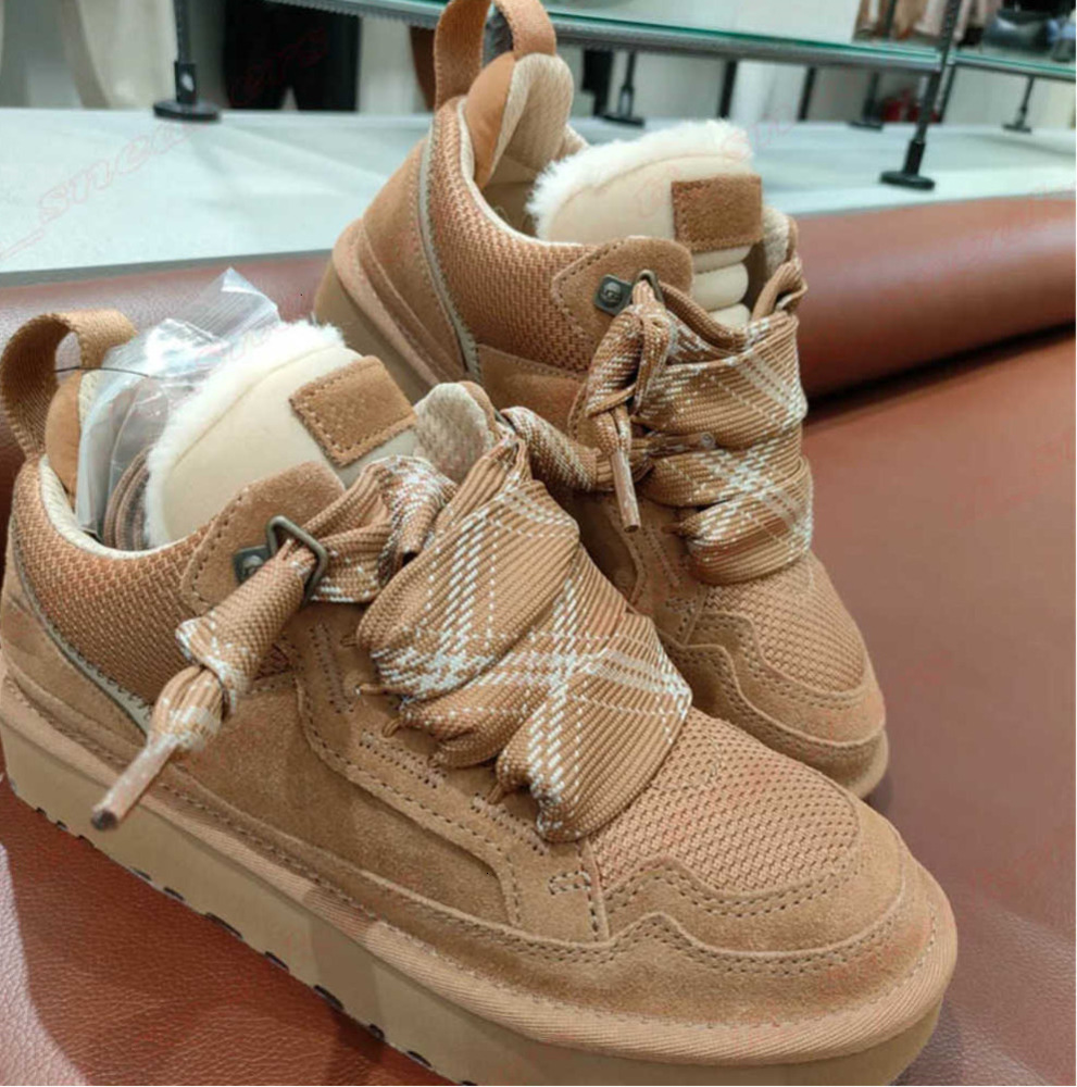 Mujeres para hombres Lowmel Sneakers Platform Boots Australia Nieve de cuero REAL SEDE Tobillo Burleigh Chelsea Polvo cacao con polvo Torners FJAQ