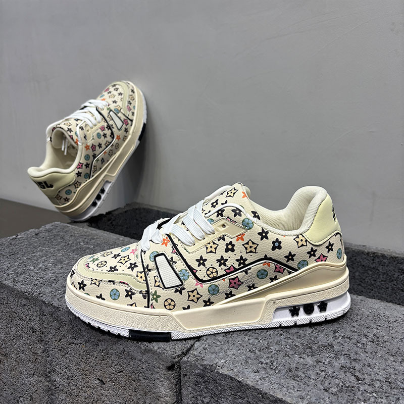 Hot free shipping dsigner shoes for mens womens casual shoes blue beige green black white New thick soled height increasing retro outdoor casual sports shoes