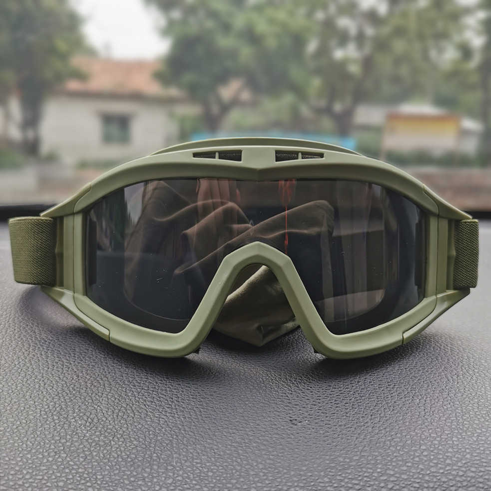 Thickened Goggles Locust Tactical Glasses Special Jungle Goggles Real Labor Protection Sports Equipment H251015