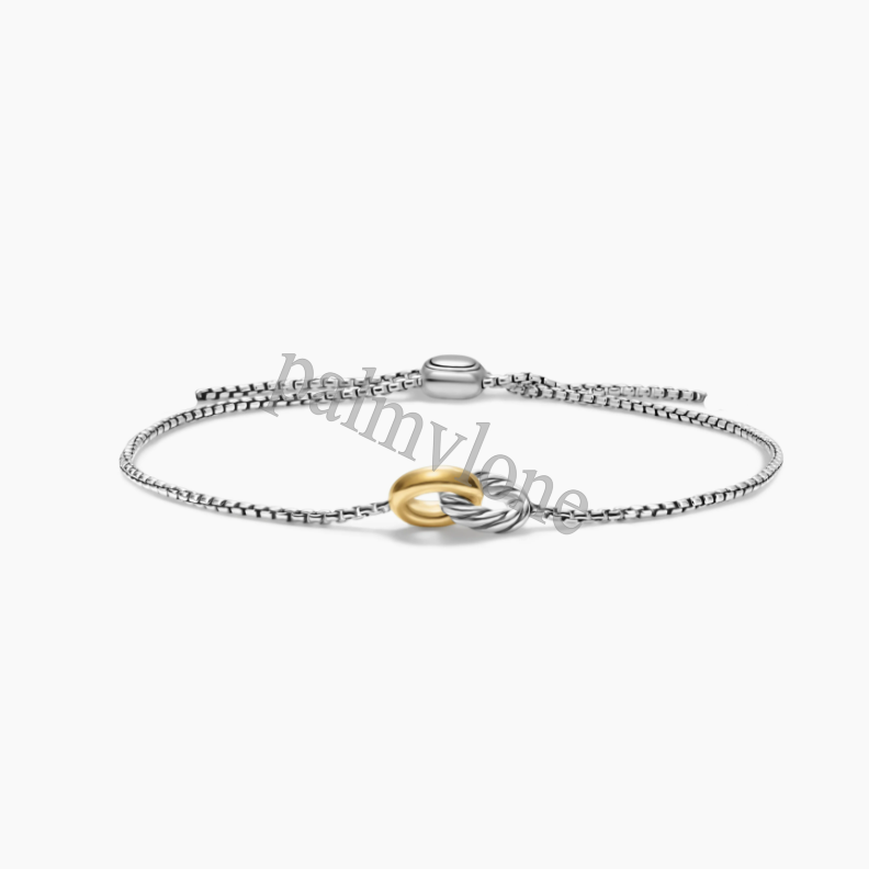 Womens Bracelet Designer Jewelry Silver Punk Designer Bracelet Vintage Craftsmanship Silver Gold Bracelet Multiple Choice Charms Truman Your man Bracelet