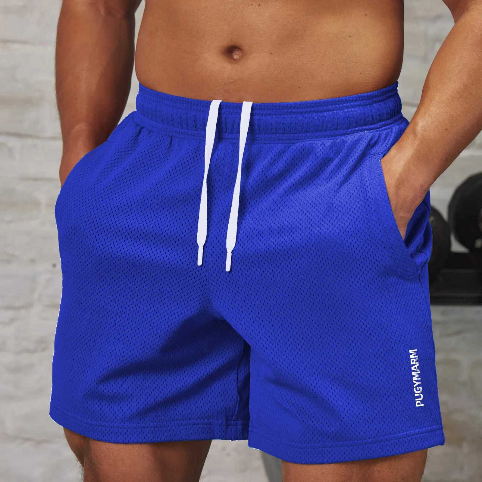 Mens shorts Summer Gym Workout Running shorts Quick Drying Loose basketball pants Drawstring Mesh Casual jogging Sports ShortsT251015