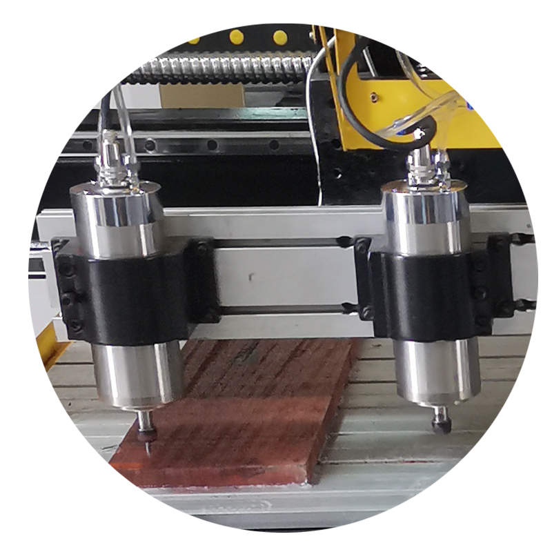 1010 Four-Headed Relief Machine for High-Precision Wood Football Carving