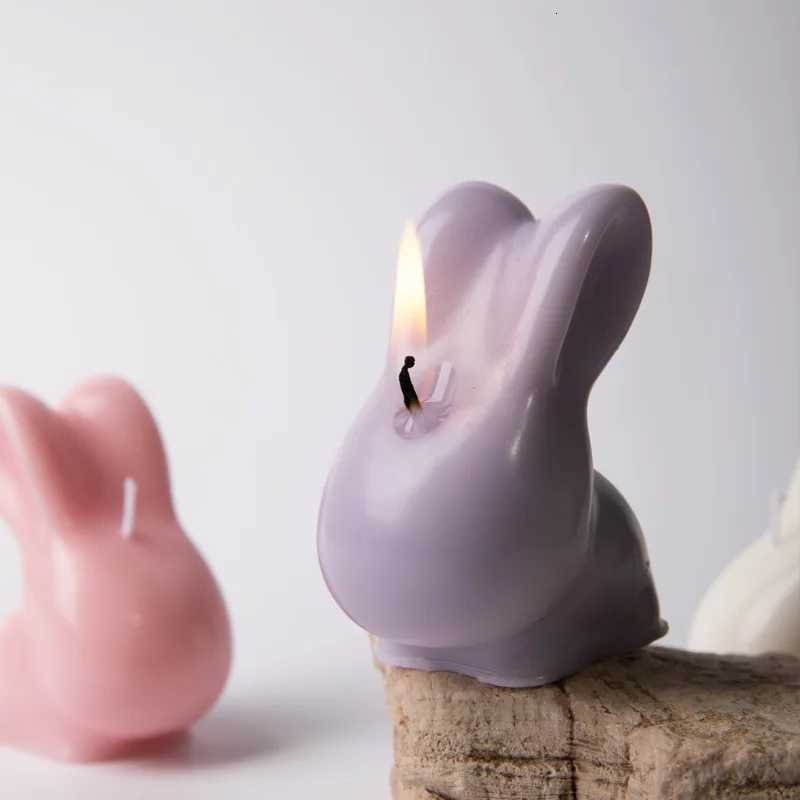 Aromatherapy Candle Rabbit Ornament Creative Low Temperature Drop Wax Desktop Decoration Birthday Gift C251015