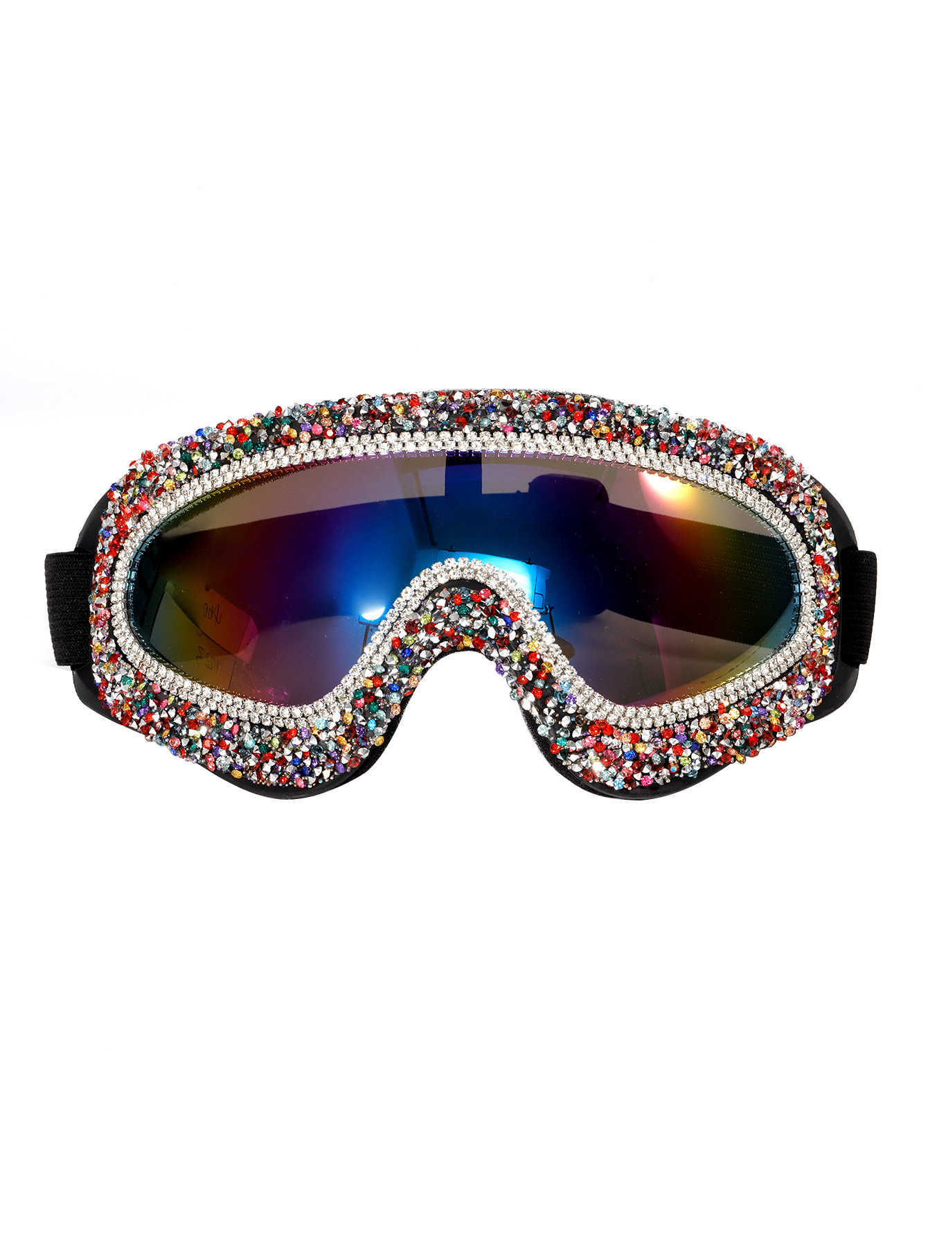 Outdoor Sports Cycling Sunglasses Large Frame Personality Dazzling Windproof Sunglasses H251015