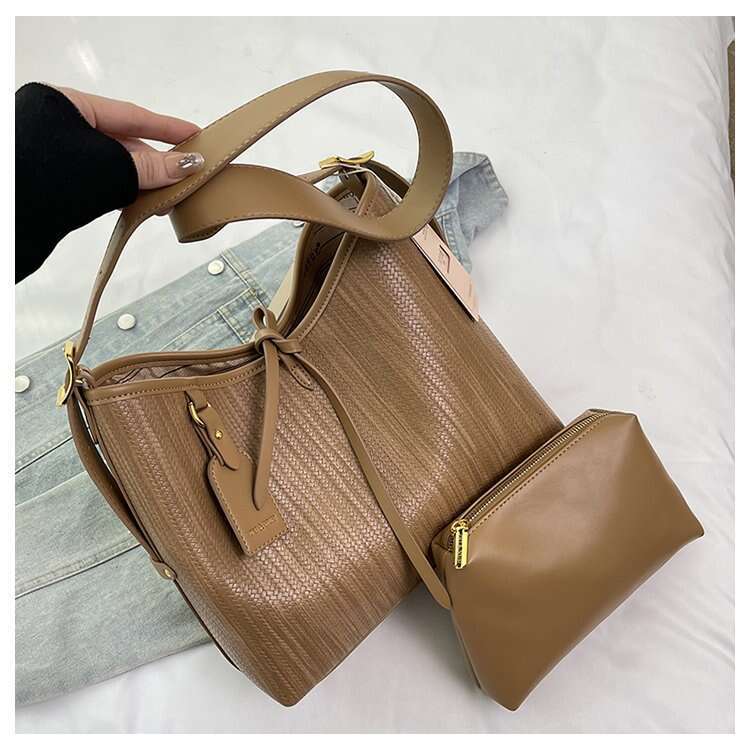 New Fashion Designer Bag for Women Tote Bags Versatile Casual Simple Shoulder Elegant Trendy Crossbody Mother-Daughter Bag