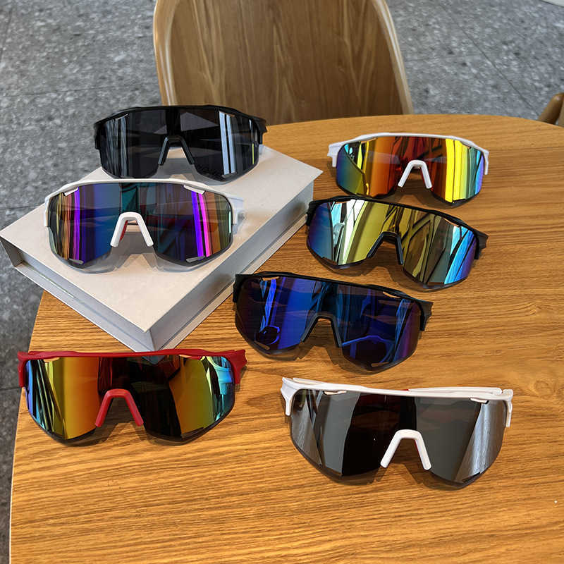 Outdoor Sports Cycling Glasses Sunglasses for Men Fashion Colorful Goggles Mountain Bike Windproof Glasses Trendy for Women H251015