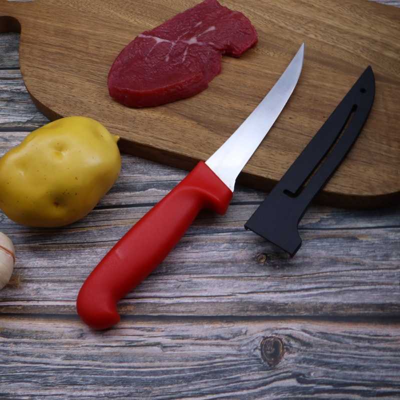 Pig Butchering Boning Knife Forged Commercial Slaughter Knife Special Handmade Hammered Pointed Knife Beef Sheep Cutting Knife Meat Cutting Knife H251