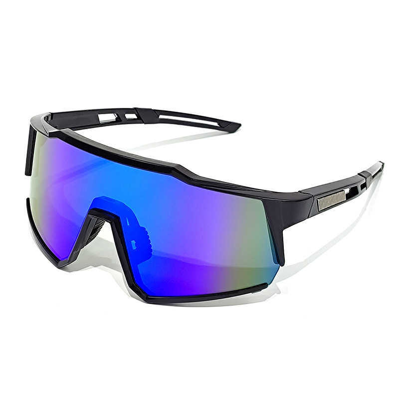 New Outdoor Cycling Conjoined Sunglasses Bicycle Windproof Large Frame Glasses Mens and Womens Sports Sunglasses H251015