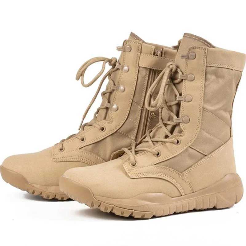 Autumn Breathab Men Women Army Boots Military Tactical Airsoft Paintball Boots Side Zipper Ma Desert Combat Ank Boots Y251015