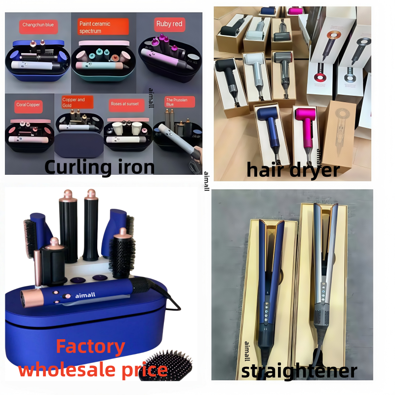 Hairdryer Super Negative Ion Curling Iron Speed Electric Professional 5 in 1 Salon Blow Powerful Travel Homeuse Cold and Hot Wind Blower Professional BlowDryer