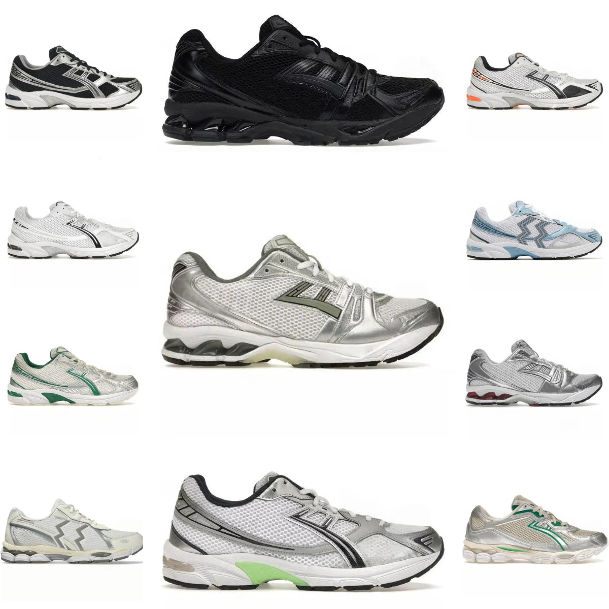 Trainers GT 1130 2160 NYC Sports Shoes Designer Mens Women K14 Thick-soled Casual Shoes JJJJoundS Black Pure Sier Silver Glacier Solar Power White Outdoor Sneakers