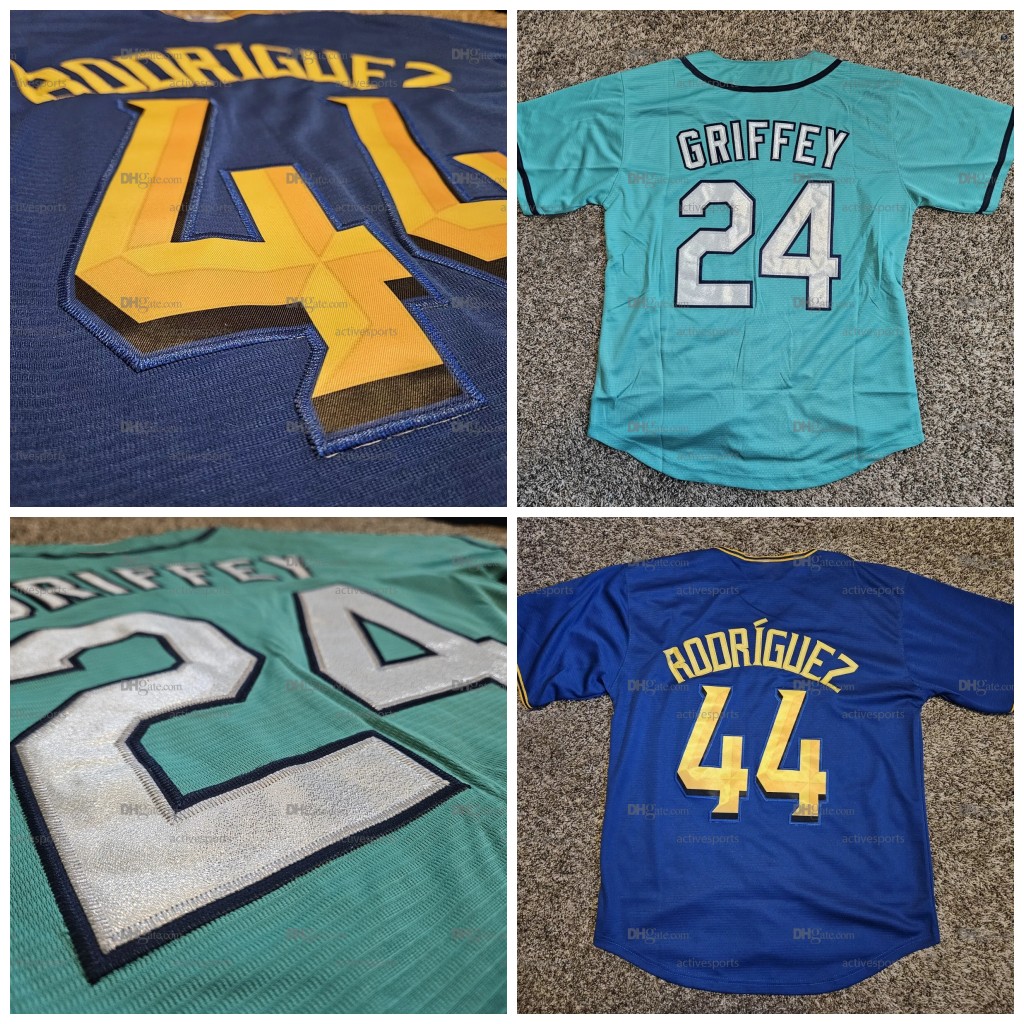 Custom 44 Rodriguez Arozarena Baseball Jersey Raleigh Polanco Naylor Suarez Crawford Robles Griffey Suzuki Stitched Number Name