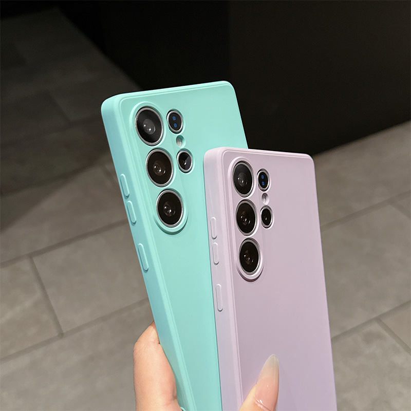 Magic Cube Liquid Silicone Case for Samsung S25 Ultra S24 Ultra S23 Ultra S22 Ultra S21 FE S20 PLUS C55