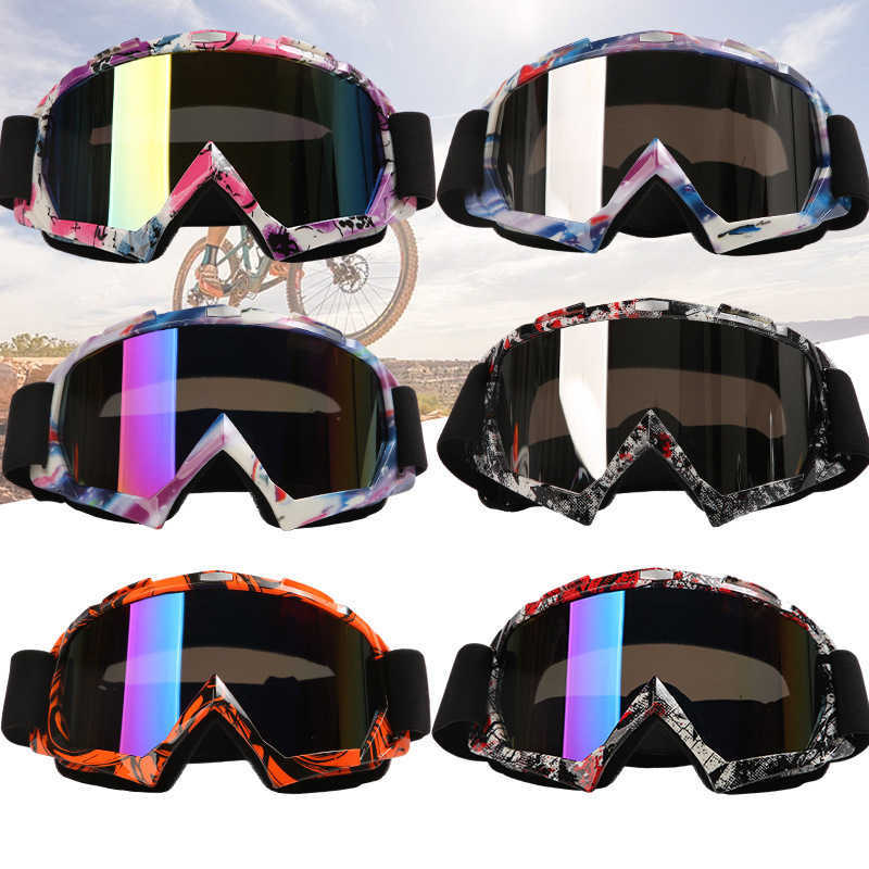 Outdoor Cycling Goggles Offroad Motorcycle Riding Windproof Goggles Ski Goggles Unisex Ski Gear H251015