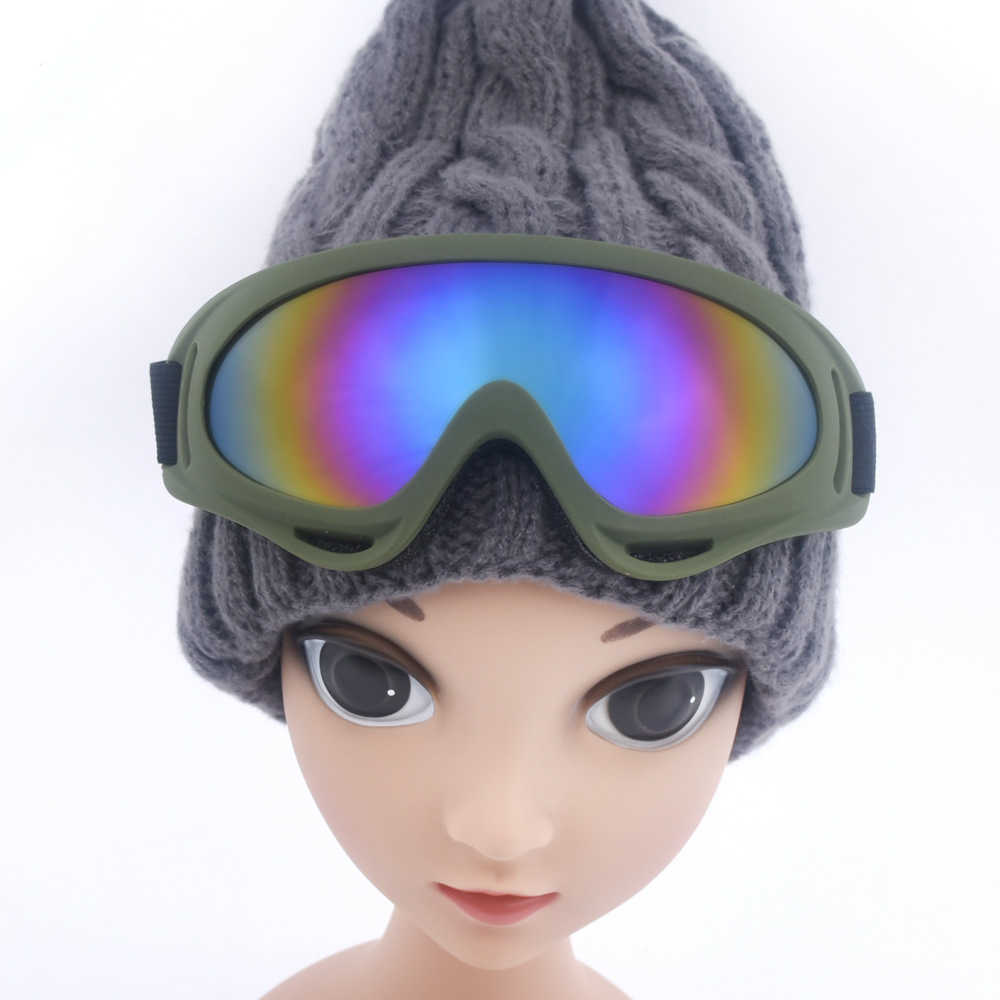 X400 Outdoor Adult Children Men Women Ski Goggles Mountaineering Protective Ski Glasses Motorcycle Goggles Labor Protection Goggles H251015