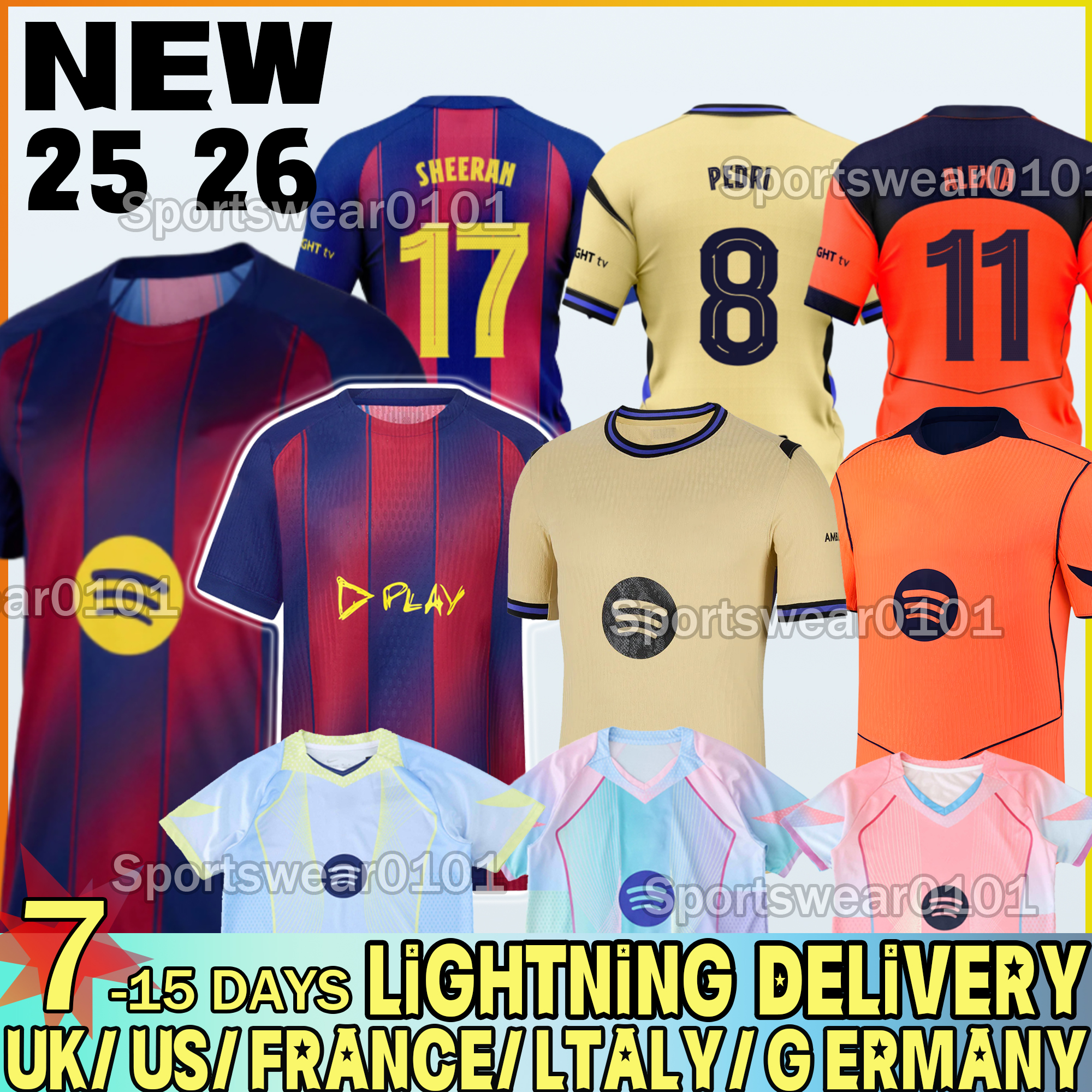 25 26 barcalone Soccer Jerseys #10 LAMINE YAMAL jersey RAPHINHA PEDRI GAVI RASHFORD LEWANDOWSKI R.Araujo F. DE JONG GAVI KOUNDE barcalona jersey 25 26 football kids kit
