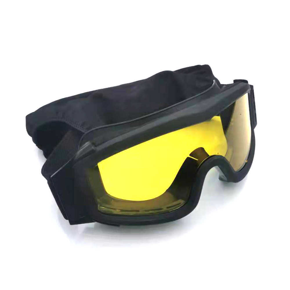 Desert Realistic Tactical Goggles Large Frame Windproof Sandproof Impactresistant Offroad Glasses Safety Goggles H251015