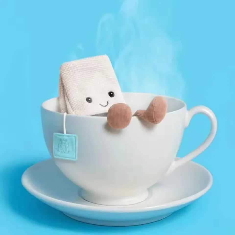 New and CatS UK Limited Edition Tea Bag Cartoon Doll Cat Dog Interactive Toy Birthday Christmas Halloween Pet Girl Gift S C251015