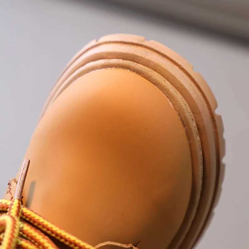 Kids Shoes Fashion Leather Comfortable Childrens Short Boots Autumn Winter Boys Sports Running Girls Casual Snow Martin BootsT251015