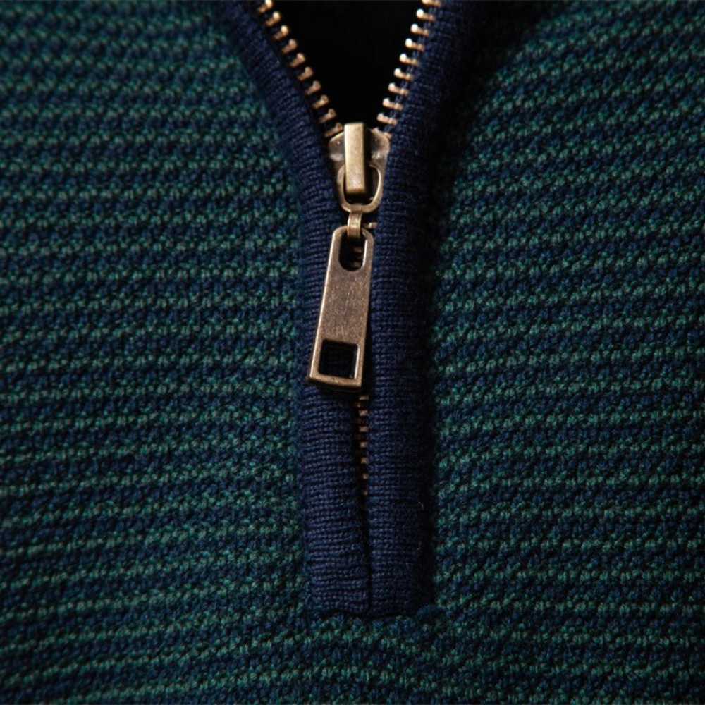 AIOPESON Mens Striped Sweater Solid Color Knit Pullover Warm Luxury Cotton Autumn Winter Casual Turtleneck Mens Sweaters J251015