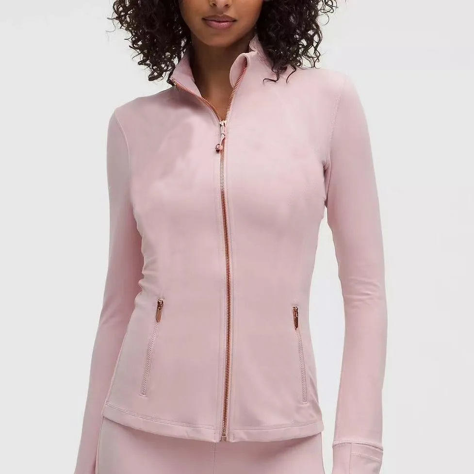 Women Yoga Sets Jacket Shorts Define Gold Zipper Workout Sport Coat Fitness Gym set yoga Jacket Activewear Sports Pants Training Jogging Sportswear leggings