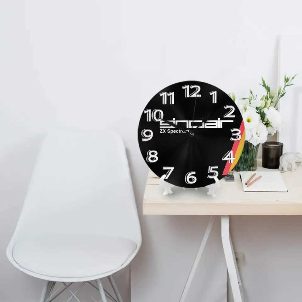 ZX Spectrum Wall Clock Room Decoration Silent Round Clock for Bedroom Living Kitchen Home C251015