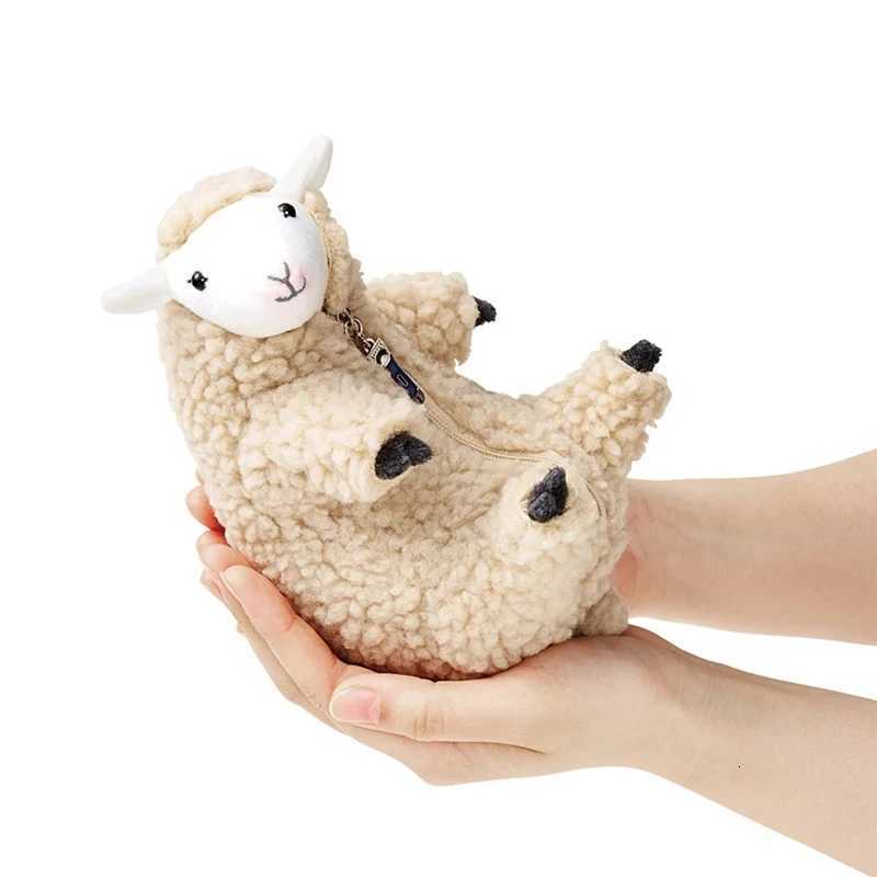 16CM Lovely Sheep Alpaca Doll Soft Plush Toy With Detachable Clothes Simulation Lamb Sleep Soothing Plushie Doll Kids Toy Gifts W251015