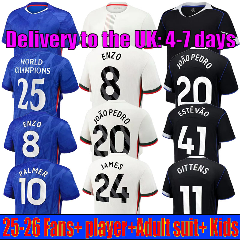 chelase jersey 25 26 Cole Palmer Jadon Sancho Enzo Fernandez jersey Marc Cucurella Mykhailo Mudryk kit kids NETO CAICEDO COLWIILL JAMES Football Shirt cfc jersey
