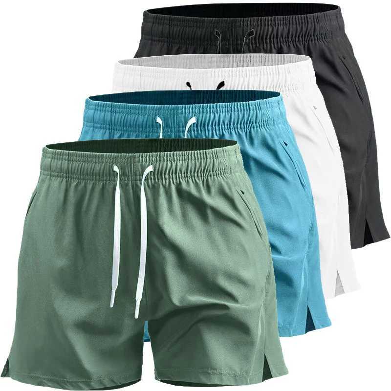 Mens Summer Sports Shorts Swim Trunks Quick Dry Shorts Breathable Drawstring With Pockets For Surfing Beach RunningT251015