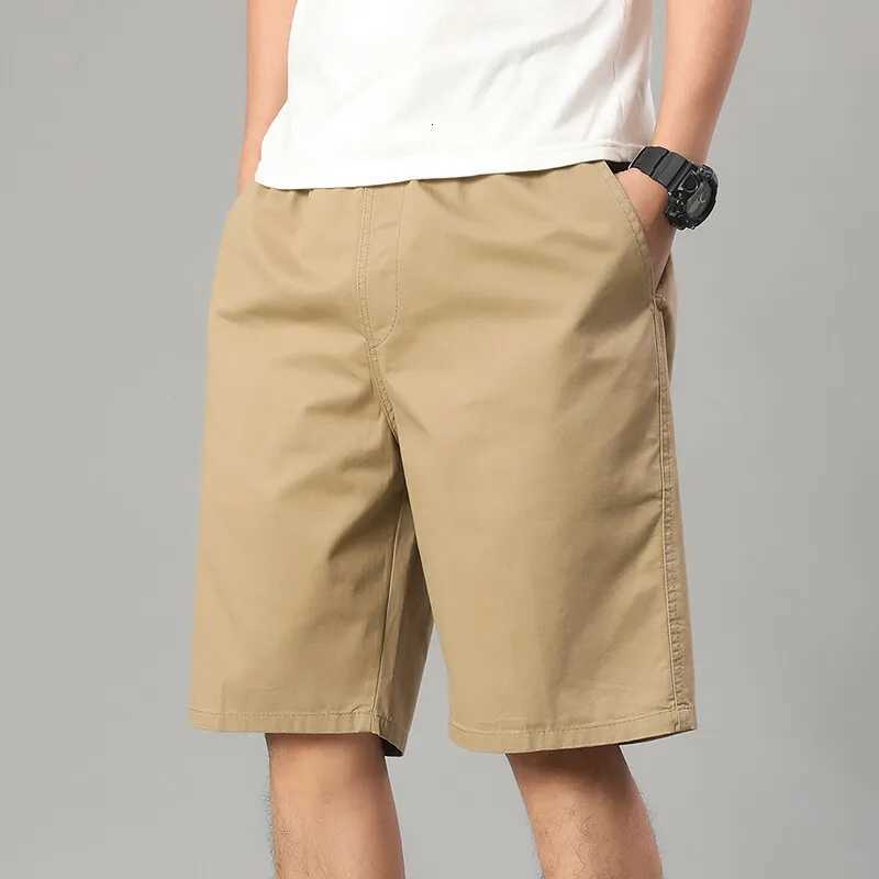 Mens Elastic Waist Casual Shorts Summer Light Weight Sweat Shorts Relaxed Fit Work Shorts Loose Casual Jogger ShortT251015