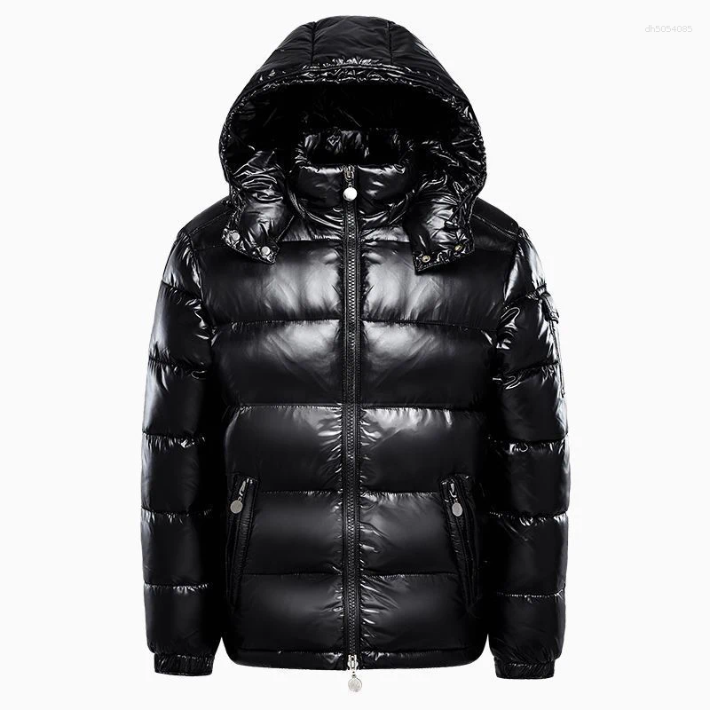Designer Men's Down Winter Mens Shiny Parkas Coats Man Mountain Ski Cotton Thermal Men Thick Windbreaker Hooded Jacket Clothing