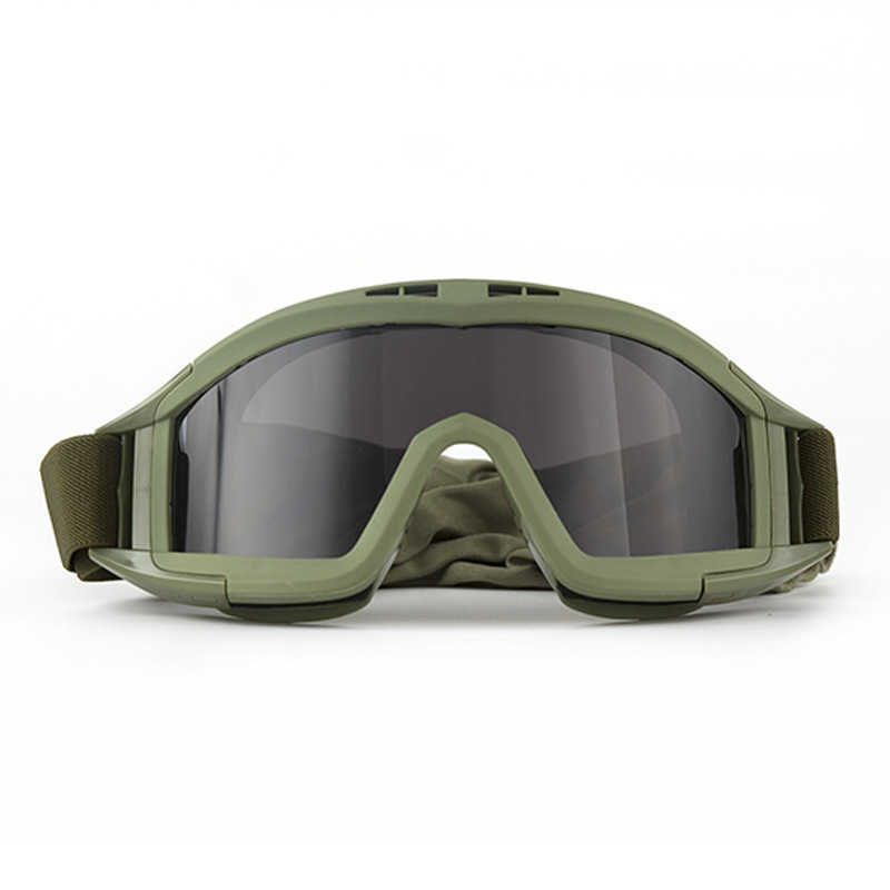 Desert Tactical Windproof Glasses Offroad Riding Goggles Military Enthusiast Outdoor Riding Windproof Sandproof Antidrop Goggles H251015