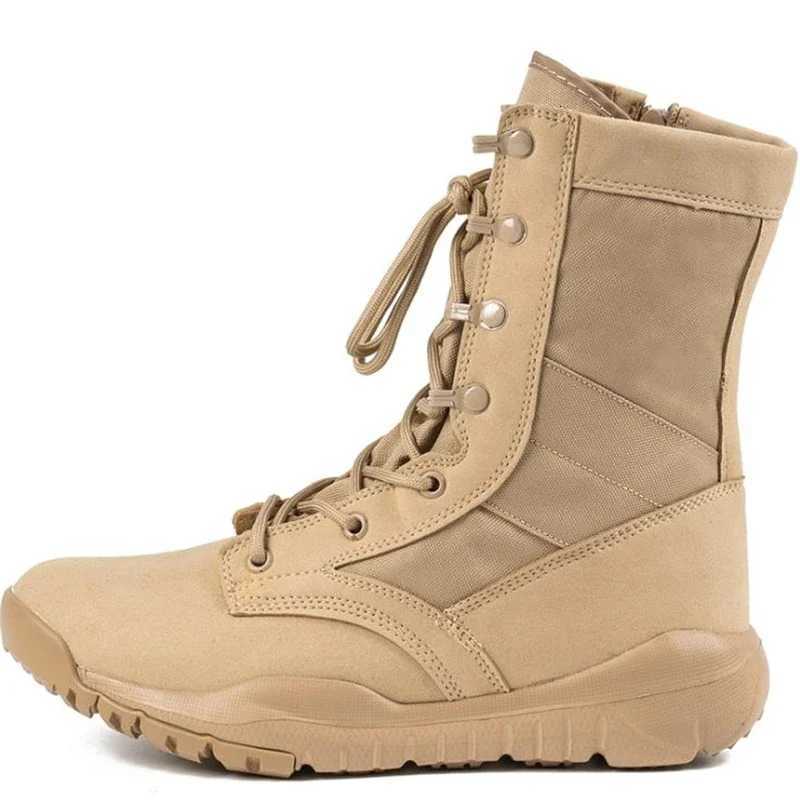 Autumn Breathab Men Women Army Boots Military Tactical Airsoft Paintball Boots Side Zipper Ma Desert Combat Ank Boots Y251015