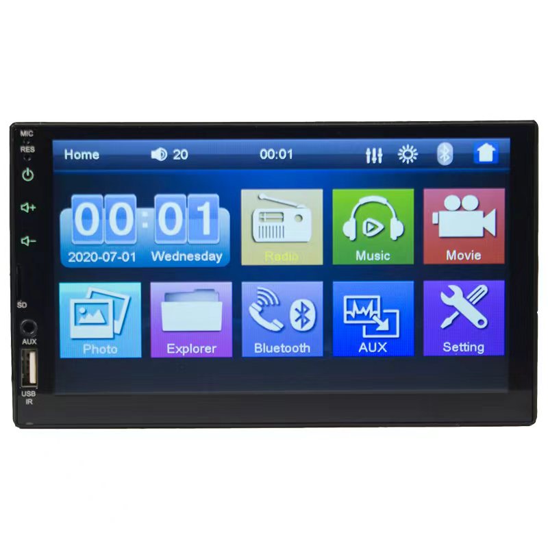 Universal 2 Din Car Radio 7" Touch Screen Multimedia Player Car Player Universal MP5 Player Audio USB TF Bluetooth