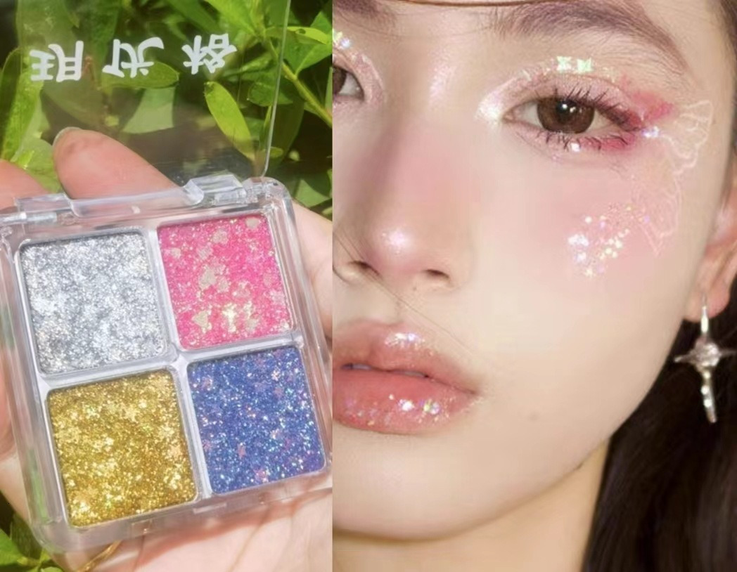 Colorful 16 color anti sweat waterproof eye shadow genuine lazy earth color eye shadow ddmyhappy