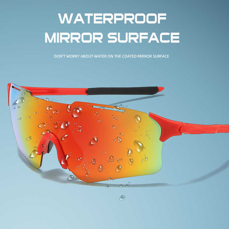 New Unisex Windproof Cycling Glasses Cool Real Film Sunglasses Fashion Outdoor Sports Sunglasses Trendy H251015