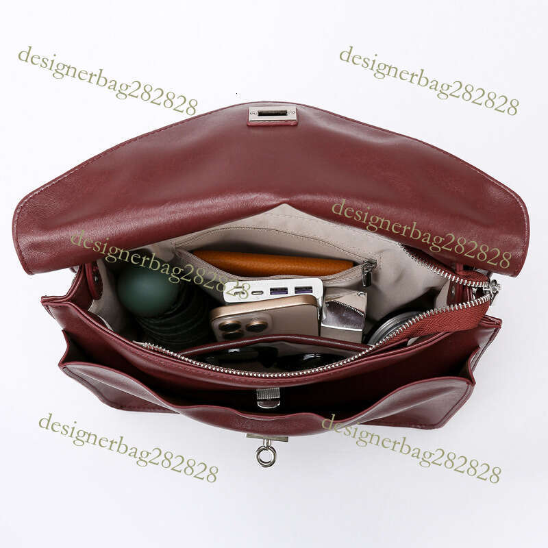 Designer Bag Tote Shoulder Bag Fashion Vegetable Tanned Soft Leather Light Luxury Women S Large Capacity Commuter High End Feel Messenger Versatile Cr