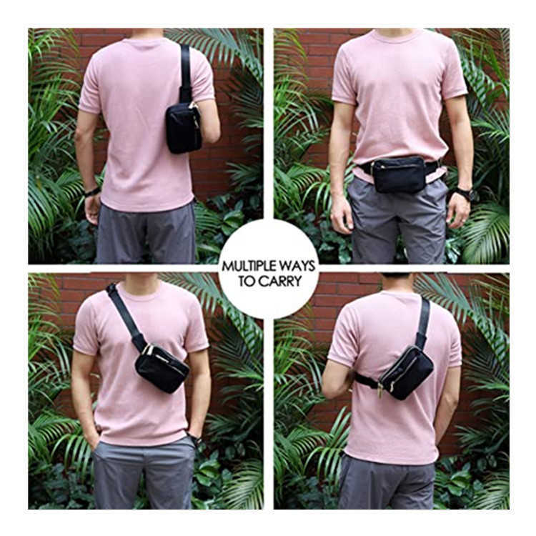 New Waist Bag Running Sports Bag Men and Women Multilayer Satchel Outdoor Rafting Fitness Waterproof Casual Bag H251015