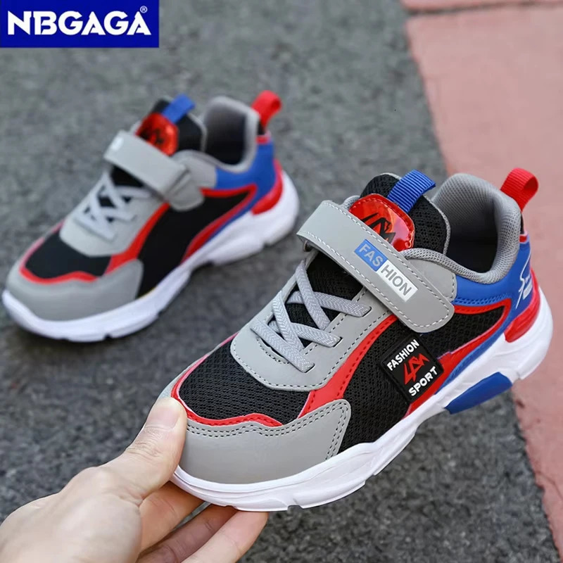 Children Sport Boys Fashion Mesh Breathable Casual Sneakers Lightweight Running Shoes Comfort 251015 XJ260303